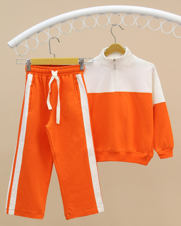 سویشرت شلوار نیم زیپ بگ استایل