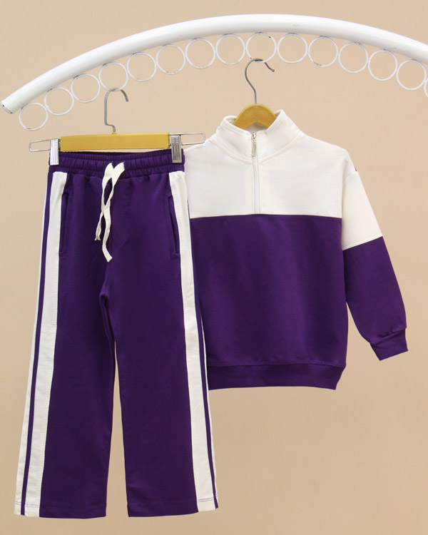 سویشرت شلوار نیم زیپ بگ استایل