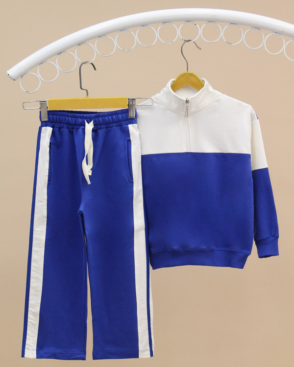 سویشرت شلوار نیم زیپ بگ استایل